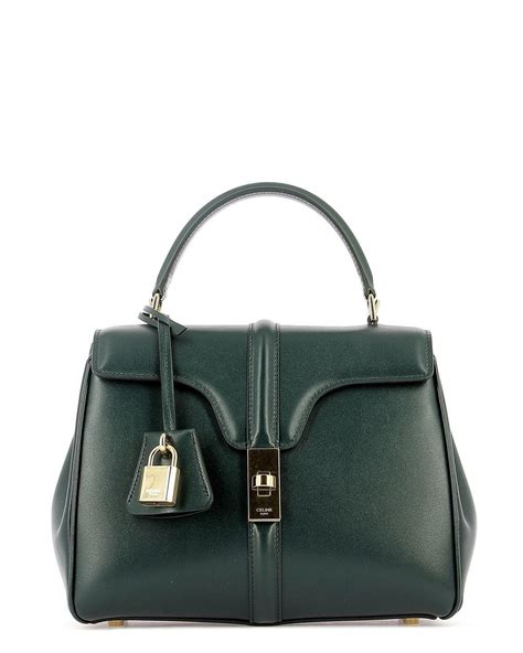 celine small 16 bag in satinated calfskin|SMALL 16 BAG IN SATINATED CALFSKIN .